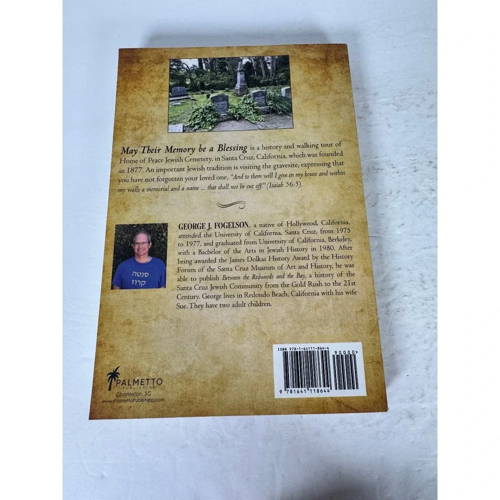 May Their Memory Be A Blessing Fogelson 2021 First Edition Signed History